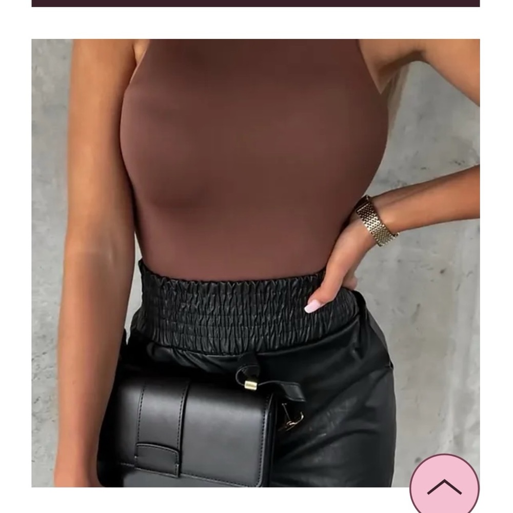 Brown bodysuit- check them out at www.theflirtyflamingo.com